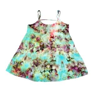 Size medium hand tie dye dress/beach cover up
